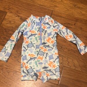 Tommy Bahama Ocean Print rashguard 24 months 2T NWOT